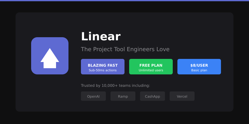 Linear - The Project Tool Engineers Love