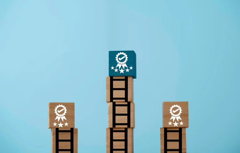 Seo ranking blocks isometric